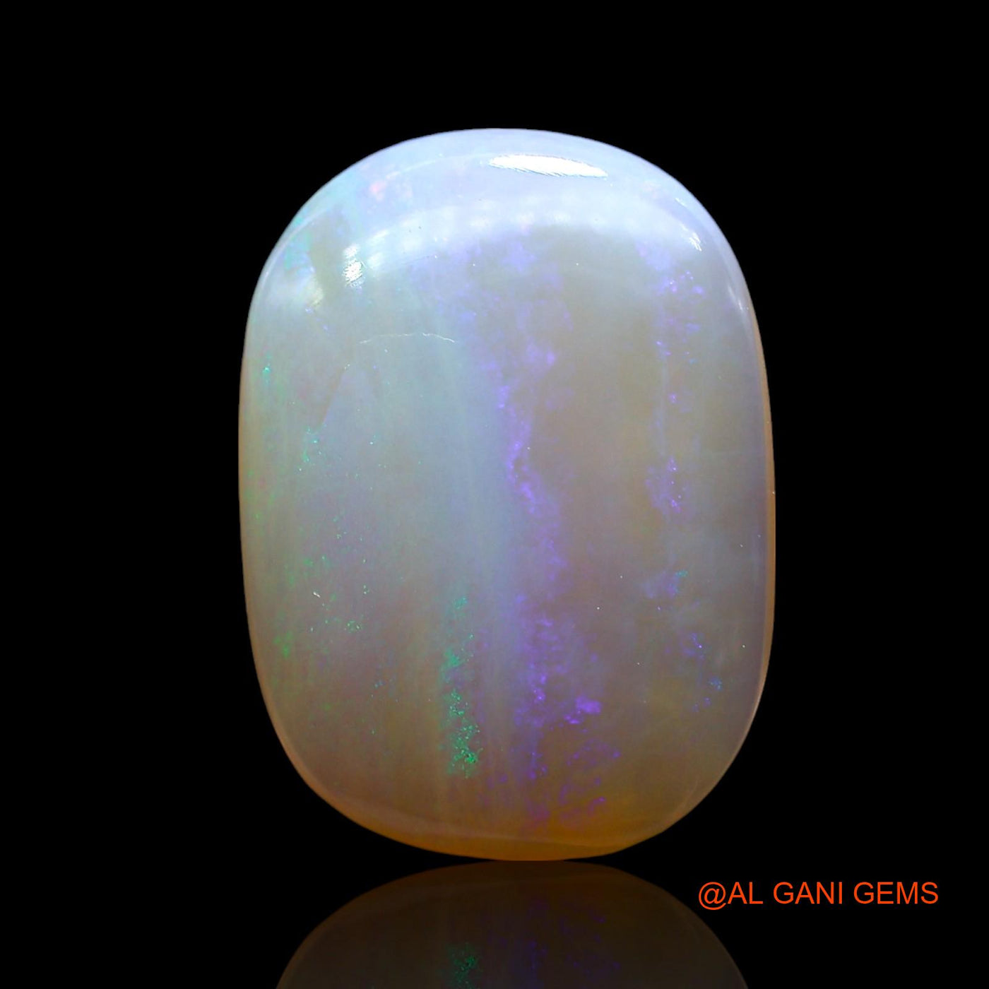 Natural Fire Opal Gemstone 7.00 Cts Loose Oval Cabochon From Australia 17x12x4 mm AE-625