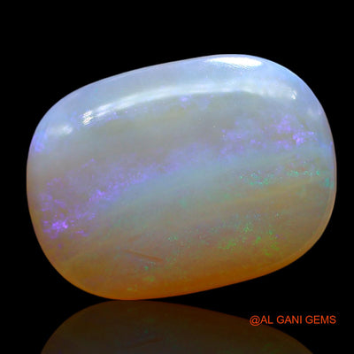 Natural Fire Opal Gemstone 7.00 Cts Loose Oval Cabochon From Australia 17x12x4 mm AE-625