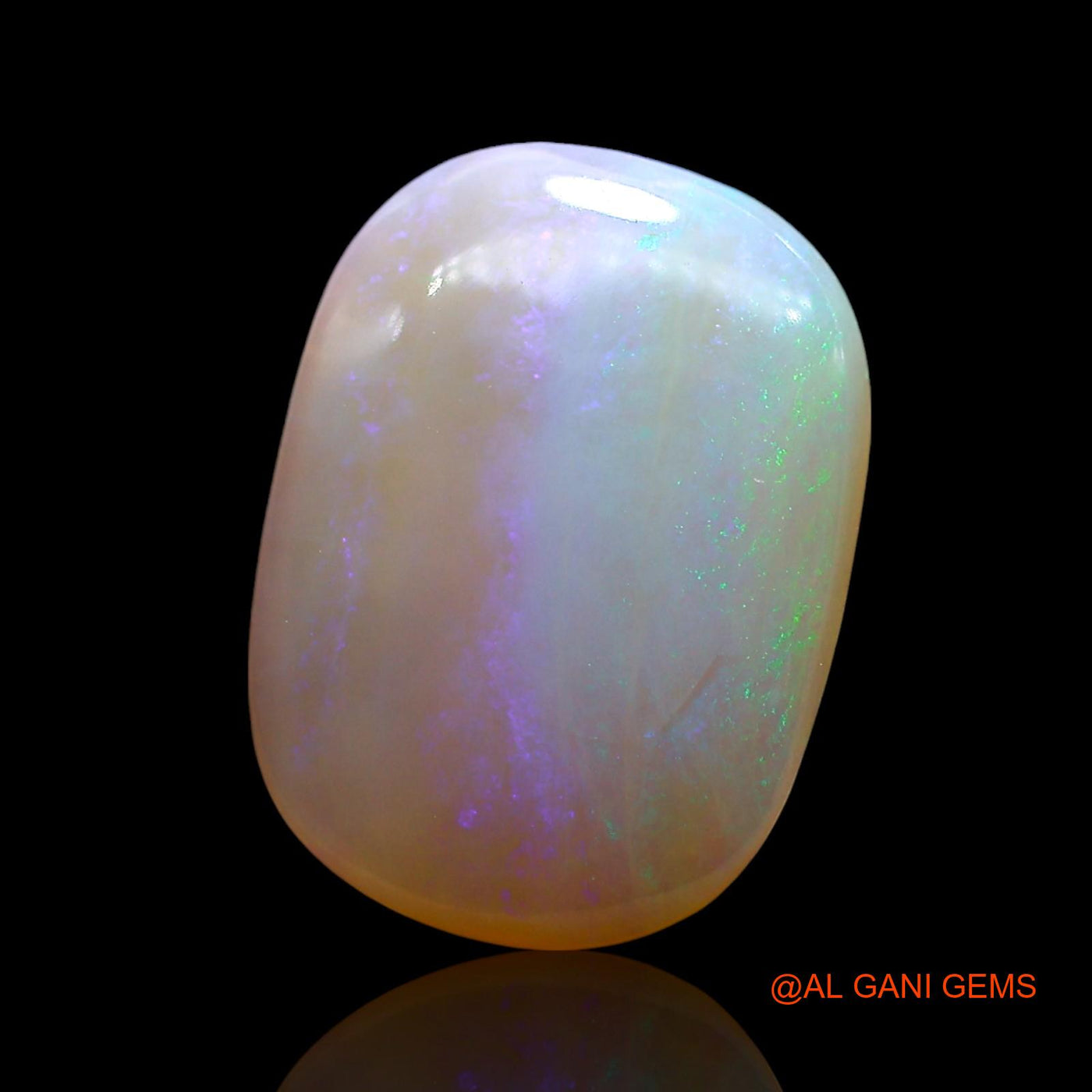 Natural Fire Opal Gemstone 7.00 Cts Loose Oval Cabochon From Australia 17x12x4 mm AE-625
