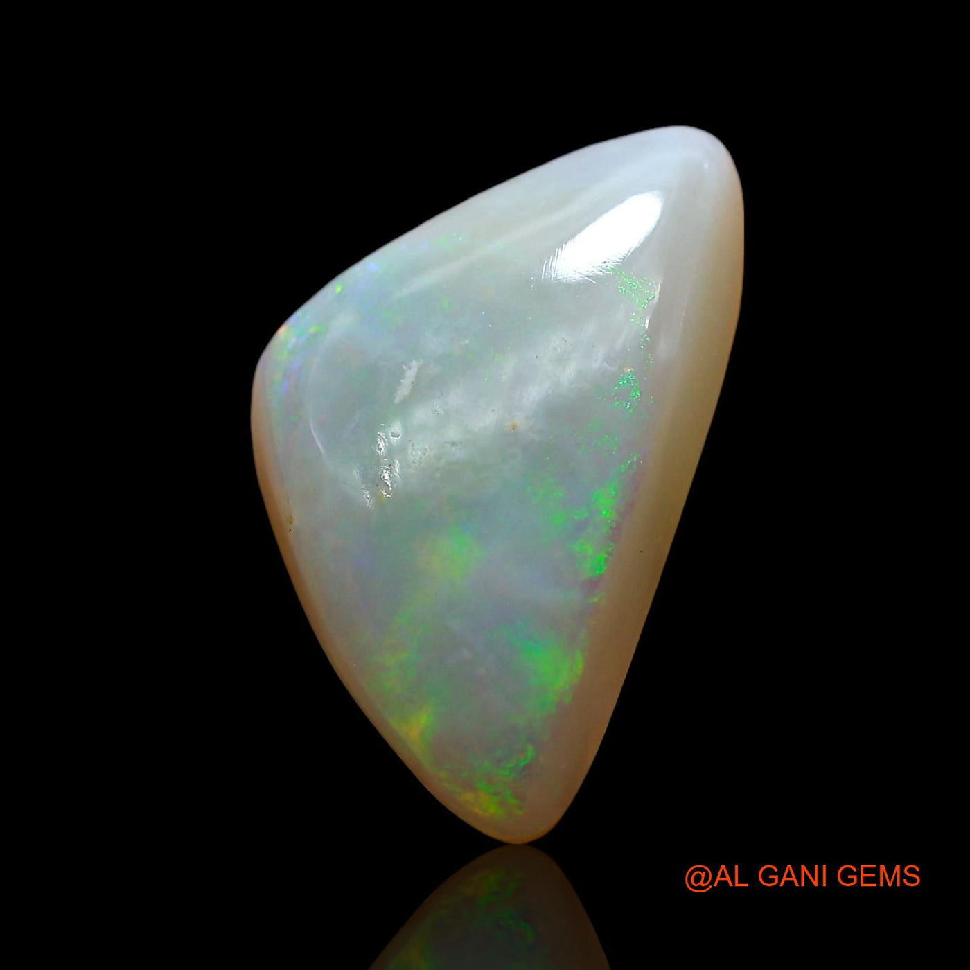 5.00 Cts Unheated Australian Fire Opal Loose Gemstone Trillion Cabochon Natural 18x11x4 mm AE-627
