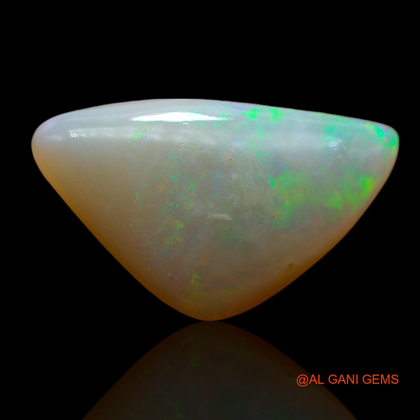 5.00 Cts Unheated Australian Fire Opal Loose Gemstone Trillion Cabochon Natural 18x11x4 mm AE-627
