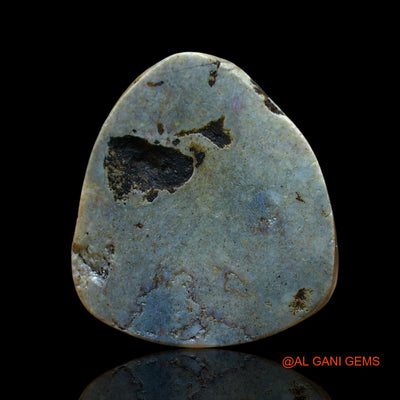 Natural Fire Opal Gemstone 4.00 Cts Loose Fancy Cabochon From Australia 15x14x2 mm AE-62