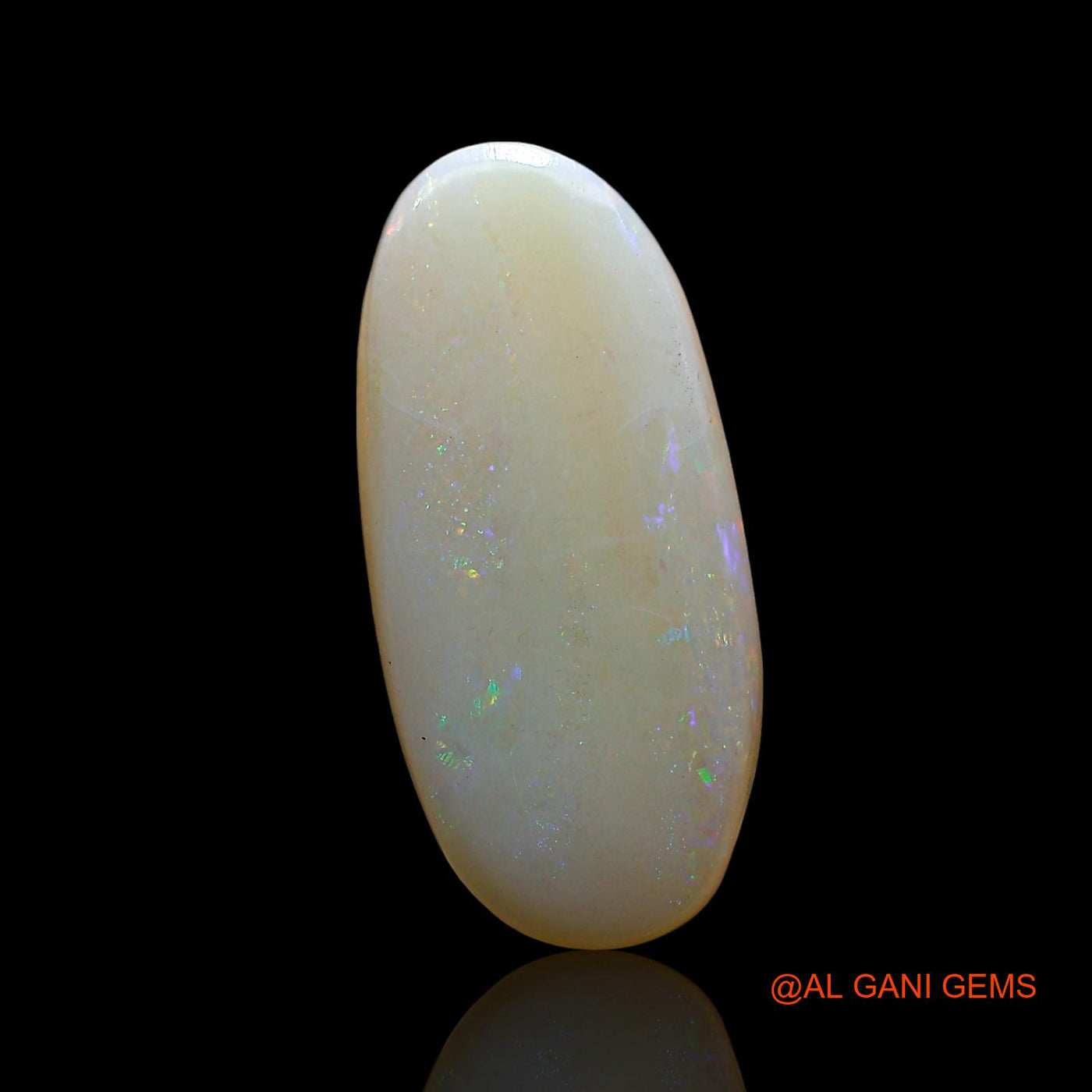 Natural Untreated Fire Opal Loose Gemstone Oval Cabochon From Australia 4.00 Cts 18x8x4 mm AE-630