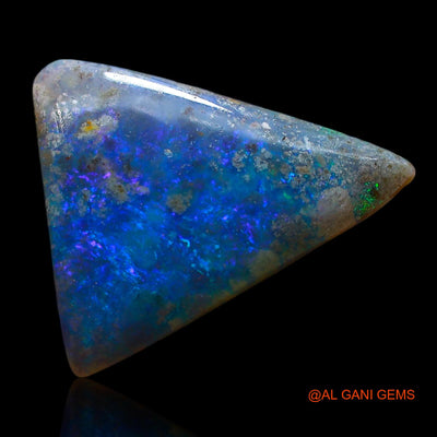 5.00 Cts Natural Australian Fire Opal Loose Gemstone Trillion Cabochon 17x14x4 mm AE-632