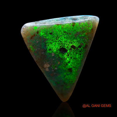 5.00 Cts Natural Australian Fire Opal Loose Gemstone Trillion Cabochon 17x14x4 mm AE-632