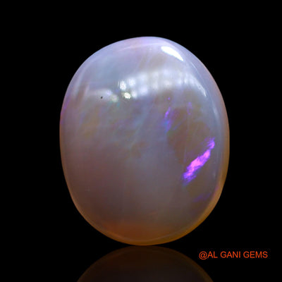 Natural Fire Opal Gemstone 8.00 Cts Loose Oval Cabochon From Australia 17x14x5 mm AE-633