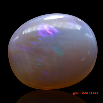 Natural Fire Opal Gemstone 8.00 Cts Loose Oval Cabochon From Australia 17x14x5 mm AE-633
