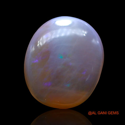 Natural Fire Opal Gemstone 8.00 Cts Loose Oval Cabochon From Australia 17x14x5 mm AE-633