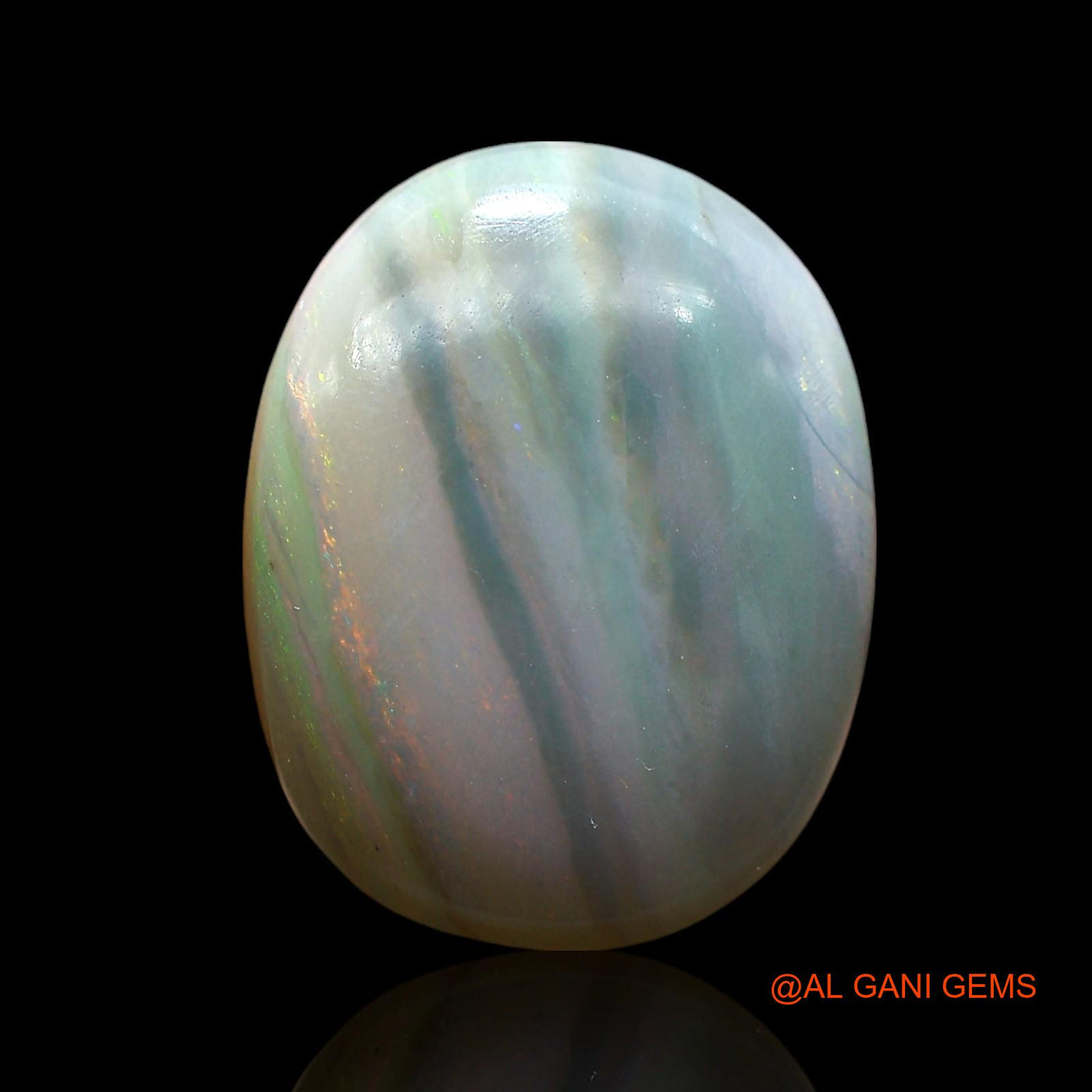 10.00 Cts Natural Australian Fire Opal Loose Gemstone Oval Cabochon 17x13x7 mm AE-634