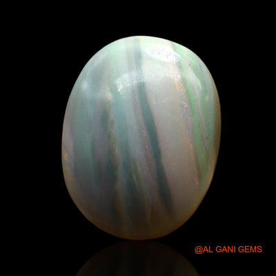 10.00 Cts Natural Australian Fire Opal Loose Gemstone Oval Cabochon 17x13x7 mm AE-634
