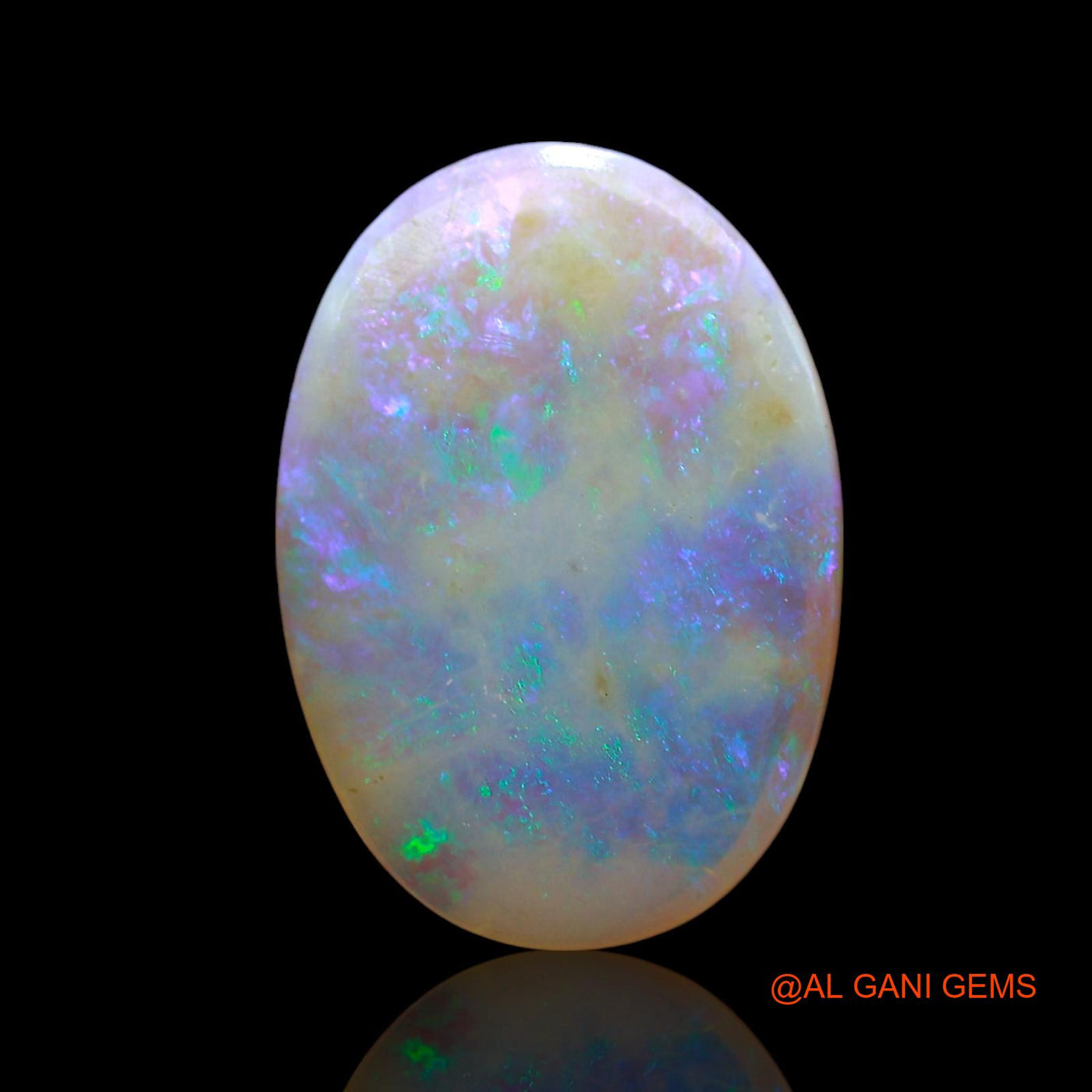 5.00 Cts Natural Australian Fire Opal Loose Gemstone Oval Cabochon 17x12x4 mm AE-635