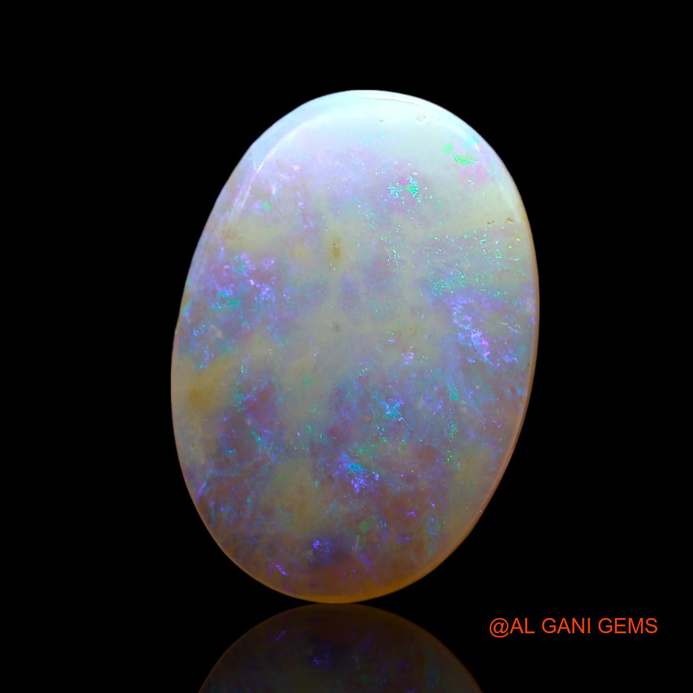 5.00 Cts Natural Australian Fire Opal Loose Gemstone Oval Cabochon 17x12x4 mm AE-635