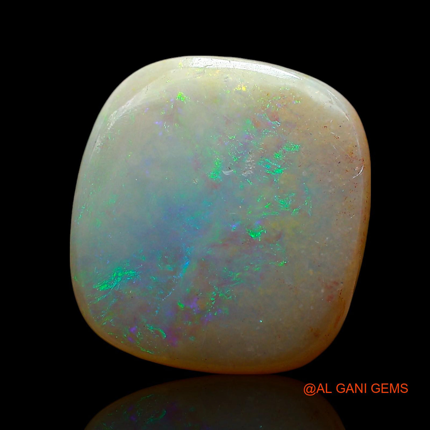 10.00 Cts Natural Australian Fire Opal Loose Gemstone Oval Cabochon 15x14x6 mm AE-639