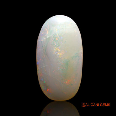 5.00 Cts Unheated Australian Fire Opal Loose Gemstone Oval Cabochon Natural 18x9x4 mm AE-63