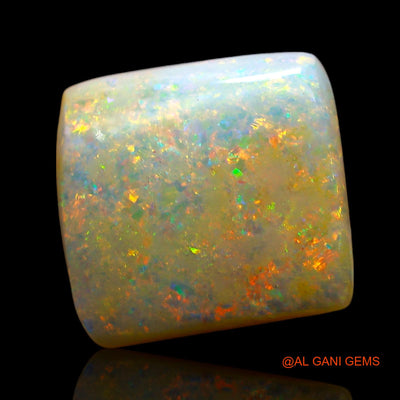 Natural Untreated Fire Opal Loose Gemstone Square Cabochon From Australia 6.00 Cts 13x12x5 mm AE-640