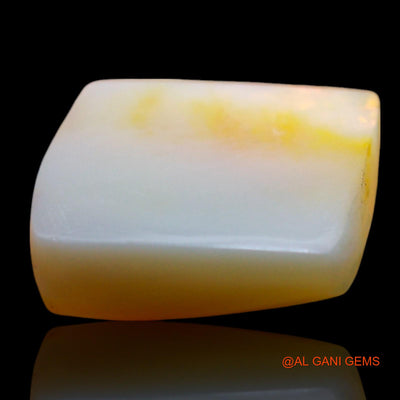 Natural Untreated Fire Opal Loose Gemstone Square Cabochon From Australia 6.00 Cts 13x12x5 mm AE-640