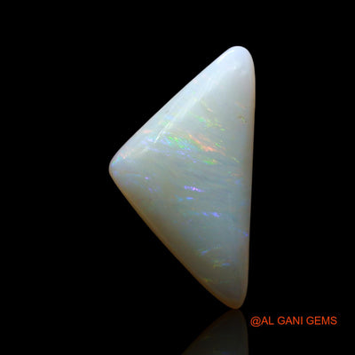 5.00 Cts Natural Australian Fire Opal Loose Gemstone Trillion Cabochon 19x10x4 mm AE-641