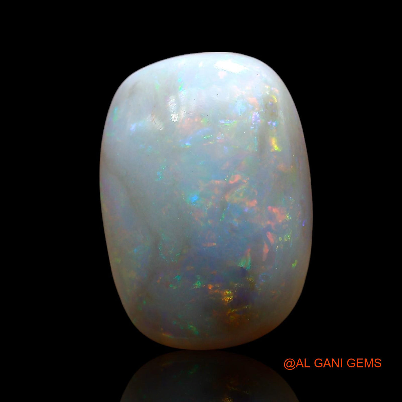6.00 Cts Natural Australian Fire Opal Oval Cabochon Loose Gemstone For Jewelry 16x11x5 mm AE-642