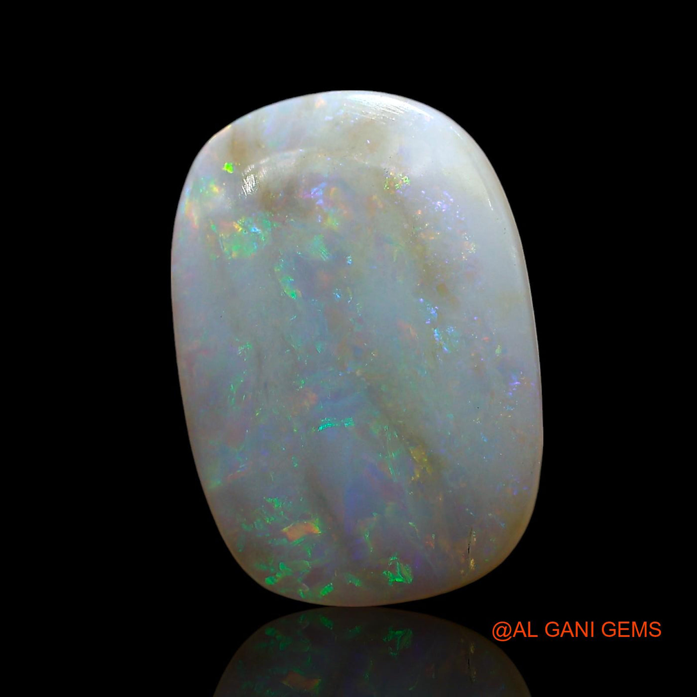 6.00 Cts Natural Australian Fire Opal Oval Cabochon Loose Gemstone For Jewelry 16x11x5 mm AE-642