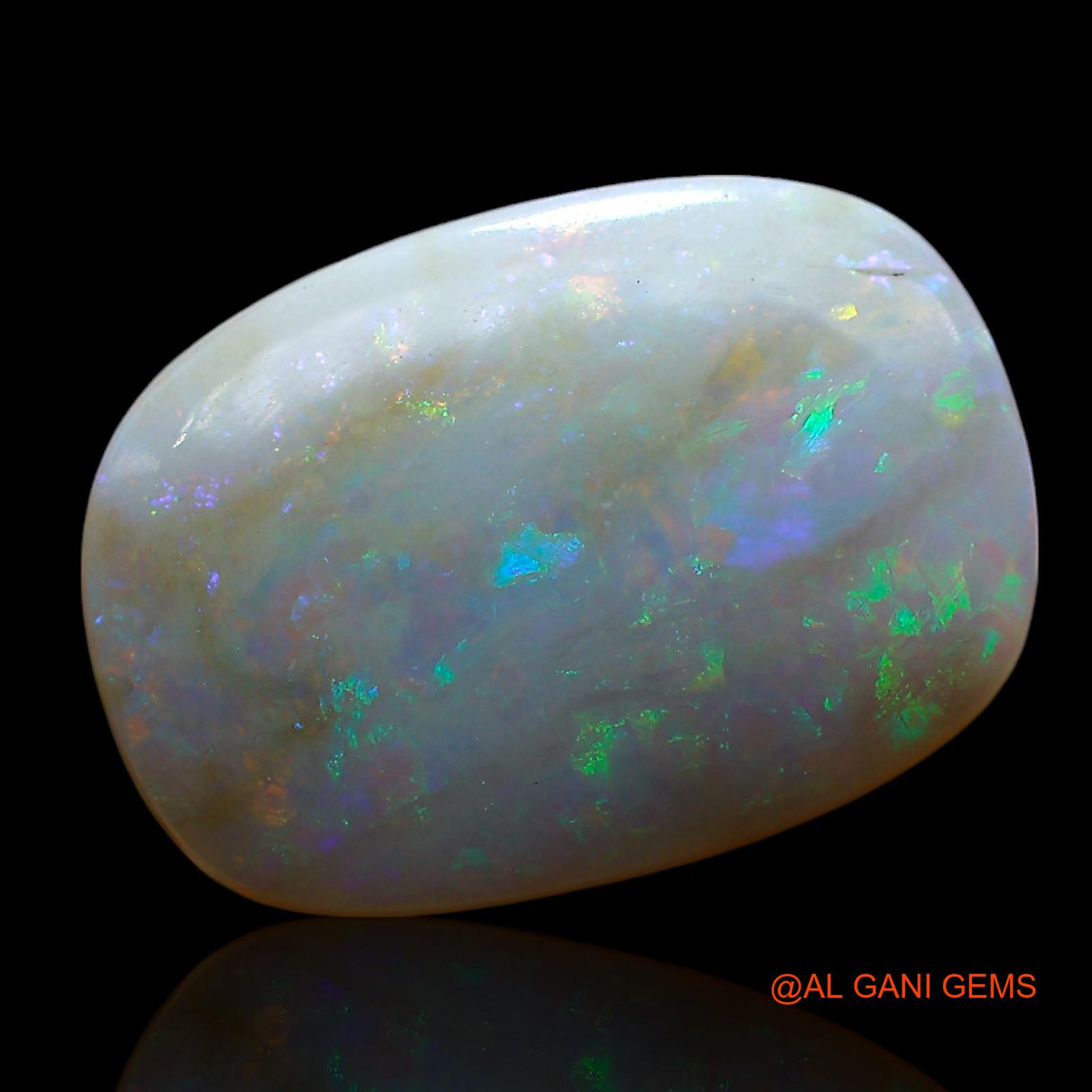 6.00 Cts Natural Australian Fire Opal Oval Cabochon Loose Gemstone For Jewelry 16x11x5 mm AE-642
