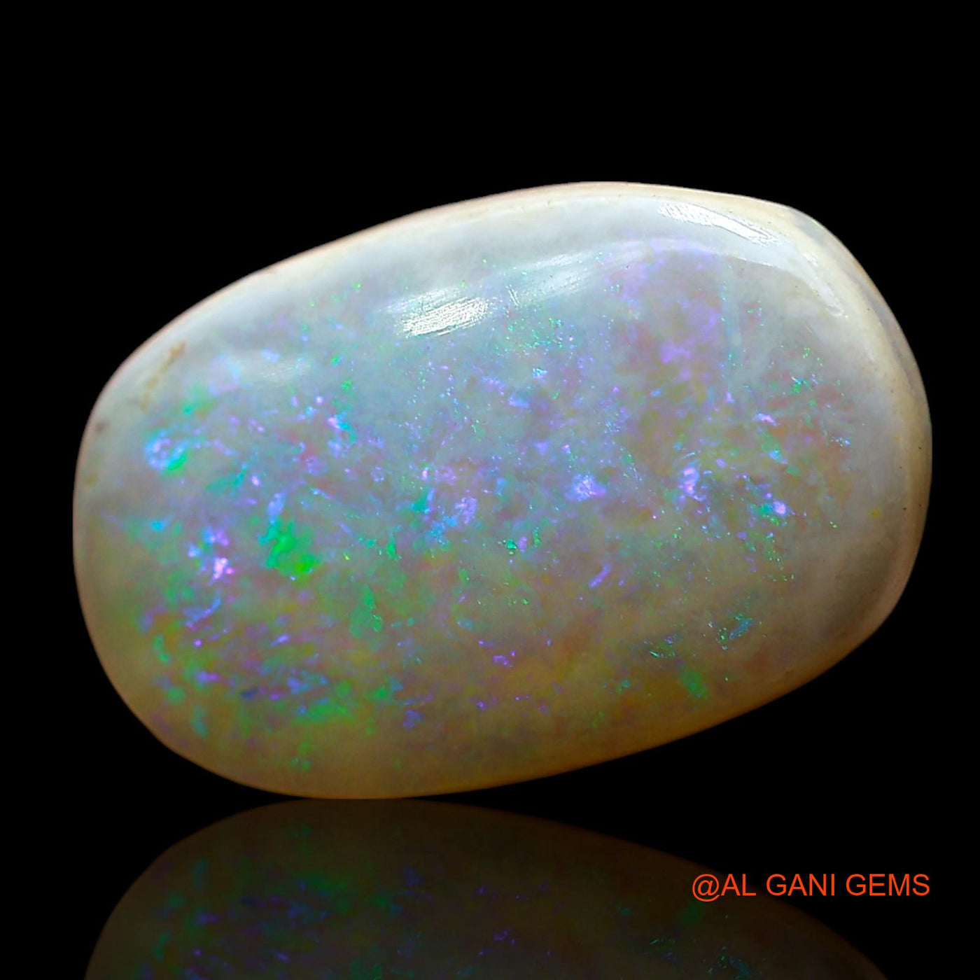 7.00 Cts Unheated Australian Fire Opal Loose Gemstone Oval Cabochon Natural 17x11x5 mm AE-643