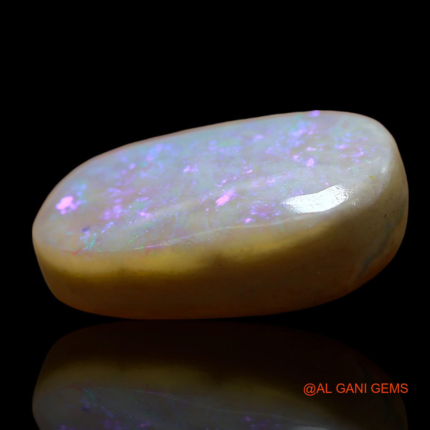 7.00 Cts Unheated Australian Fire Opal Loose Gemstone Oval Cabochon Natural 17x11x5 mm AE-643
