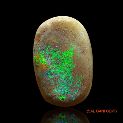 7.00 Cts Unheated Australian Fire Opal Loose Gemstone Oval Cabochon Natural 17x11x5 mm AE-643