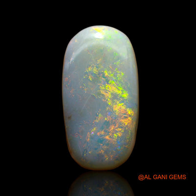 8.00 Cts Natural Australian Fire Opal Oval Cabochon Loose Gemstone For Jewelry 18x9x6 mm AE-646
