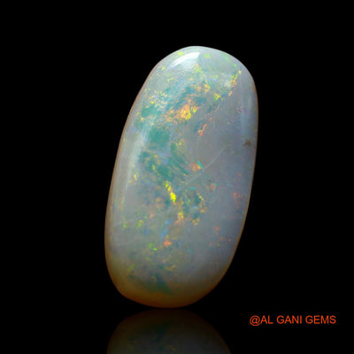 8.00 Cts Natural Australian Fire Opal Oval Cabochon Loose Gemstone For Jewelry 18x9x6 mm AE-646