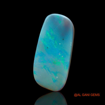 Natural Untreated Fire Opal Loose Gemstone Fancy Cabochon From Australia 7.00 Cts 19x9x5 mm AE-647