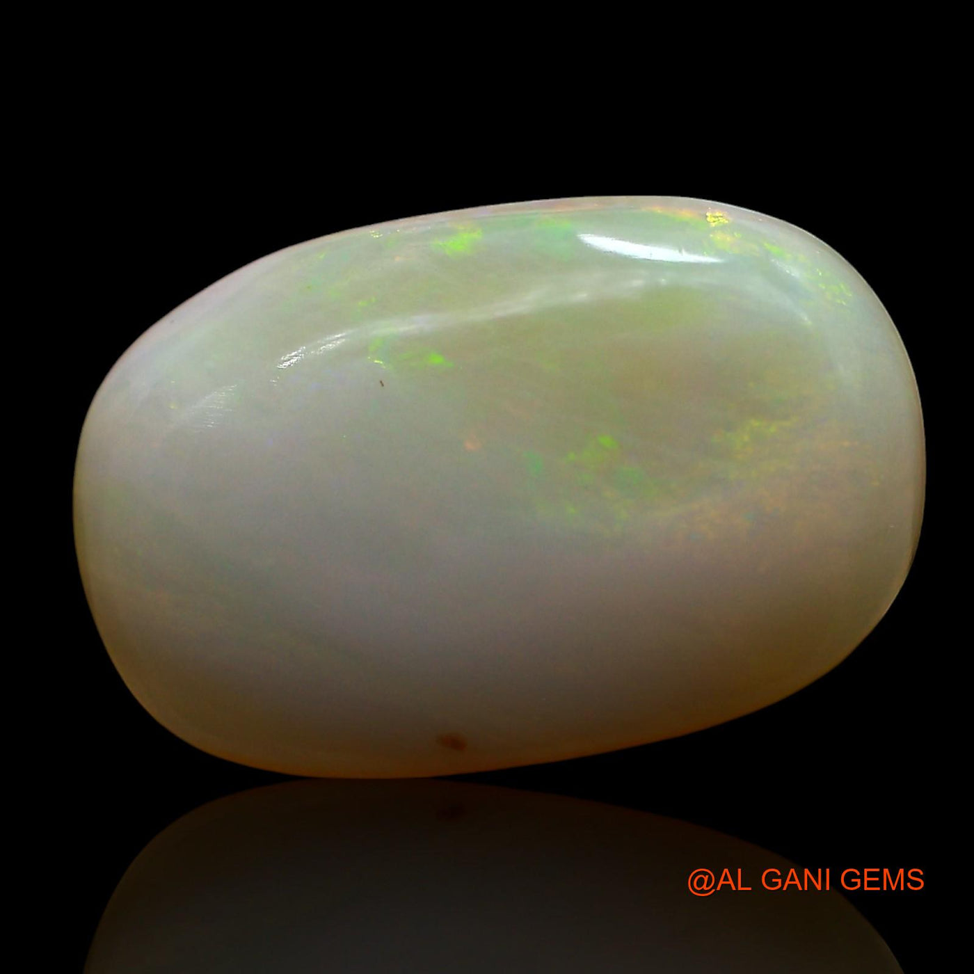 7.00 Cts Unheated Australian Fire Opal Loose Gemstone Oval Cabochon Natural 17x11x5 mm AE-648