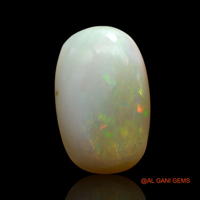 7.00 Cts Unheated Australian Fire Opal Loose Gemstone Oval Cabochon Natural 17x11x5 mm AE-648