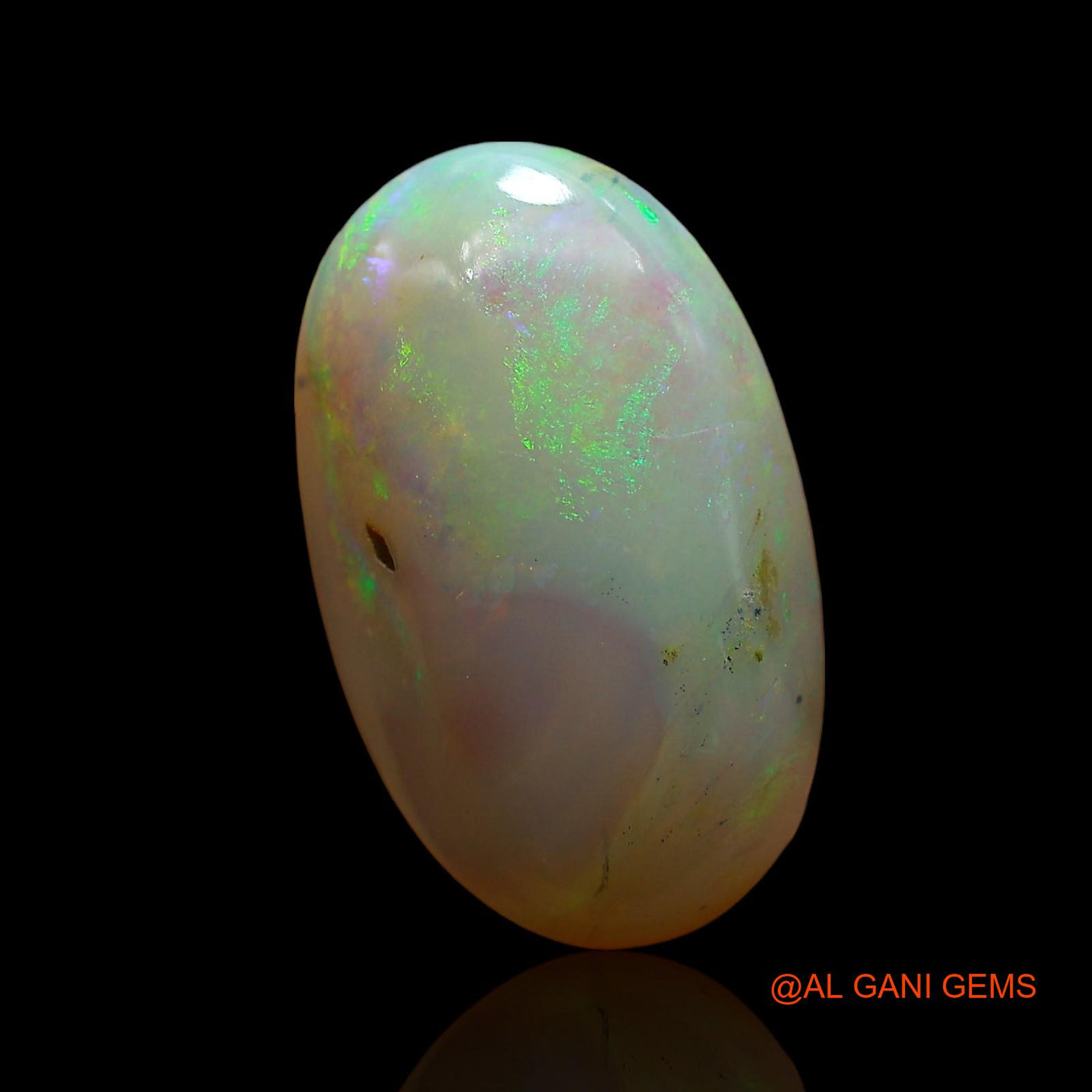Natural Fire Opal Gemstone 7.00 Cts Loose Oval Cabochon From Australia 17x10x6 mm AE-64