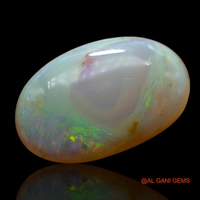 Natural Fire Opal Gemstone 7.00 Cts Loose Oval Cabochon From Australia 17x10x6 mm AE-64