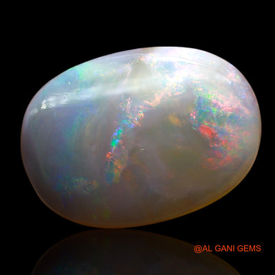 5.00 Cts Unheated Australian Fire Opal Loose Gemstone Oval Cabochon Natural 16x12x4 mm AE-650