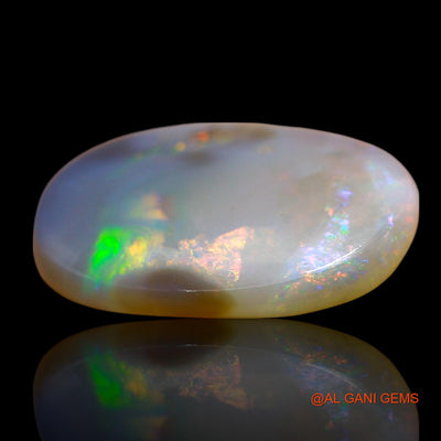 5.00 Cts Unheated Australian Fire Opal Loose Gemstone Oval Cabochon Natural 16x12x4 mm AE-650