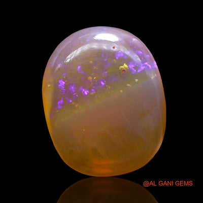 7.00 Cts Natural Australian Fire Opal Loose Gemstone Oval Cabochon 16x13x5 mm AE-651
