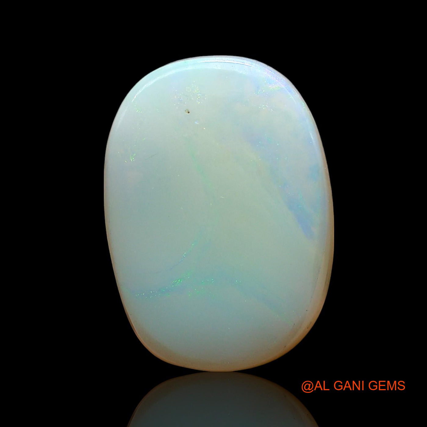 7.00 Cts Unheated Australian Fire Opal Loose Gemstone Oval Cabochon Natural 17x12x4 mm AE-652