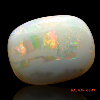 Natural Fire Opal Gemstone 8.00 Cts Loose Oval Cabochon From Australia 15x12x5 mm AE-653