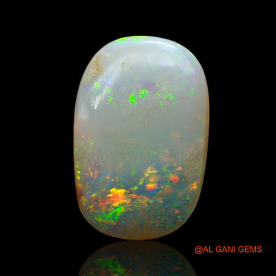 4.00 Cts Unheated Australian Fire Opal Loose Gemstone Oval Cabochon Natural 17x11x3 mm AE-654