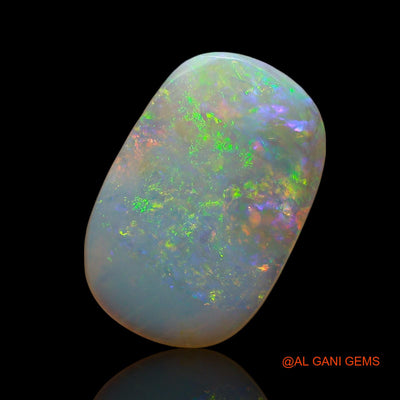 4.00 Cts Unheated Australian Fire Opal Loose Gemstone Oval Cabochon Natural 17x11x3 mm AE-654