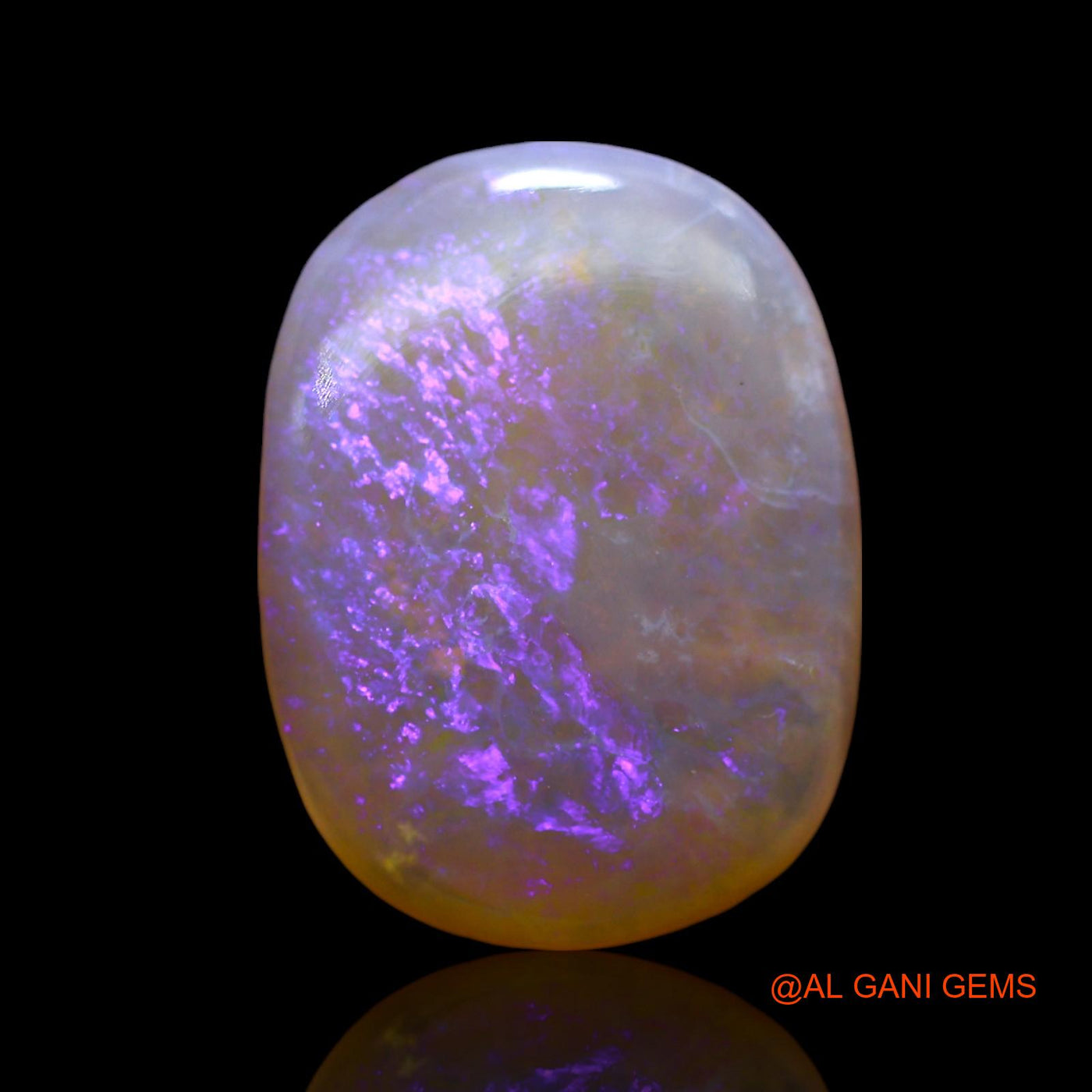 6.00 Cts Natural Australian Fire Opal Loose Gemstone Oval Cabochon 16x12x4 mm AE-655