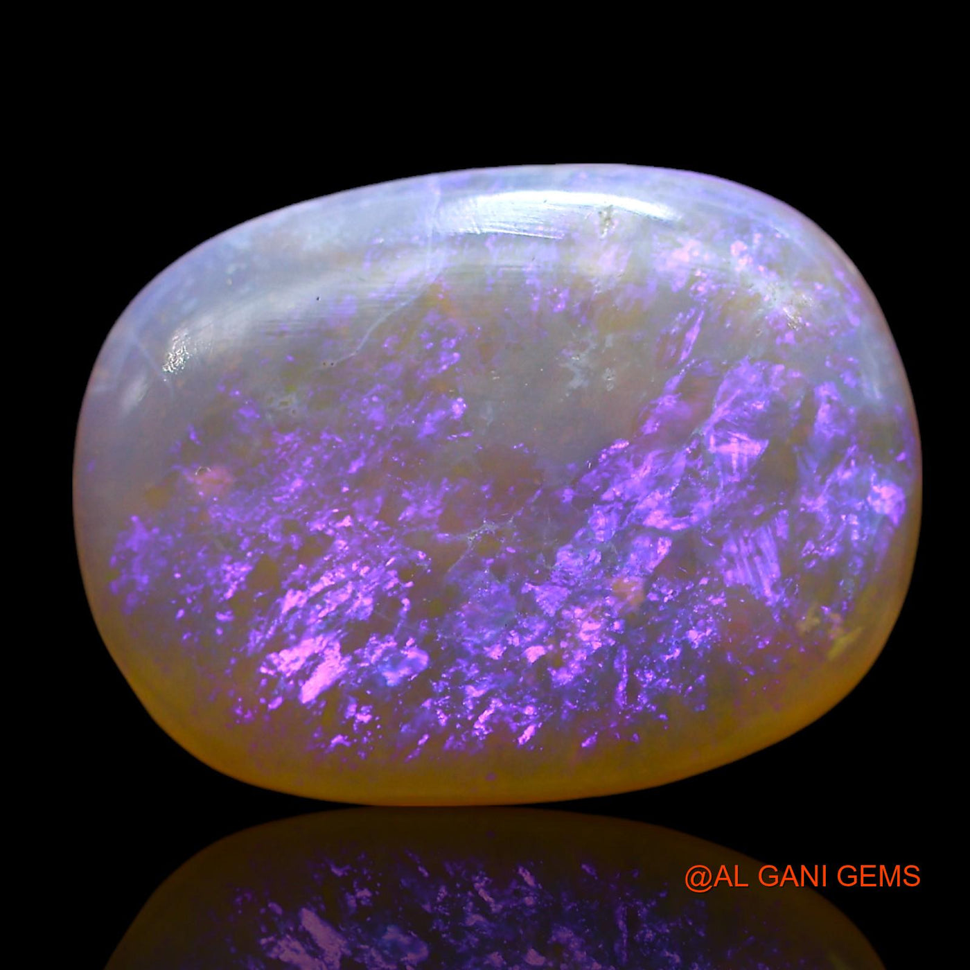 6.00 Cts Natural Australian Fire Opal Loose Gemstone Oval Cabochon 16x12x4 mm AE-655