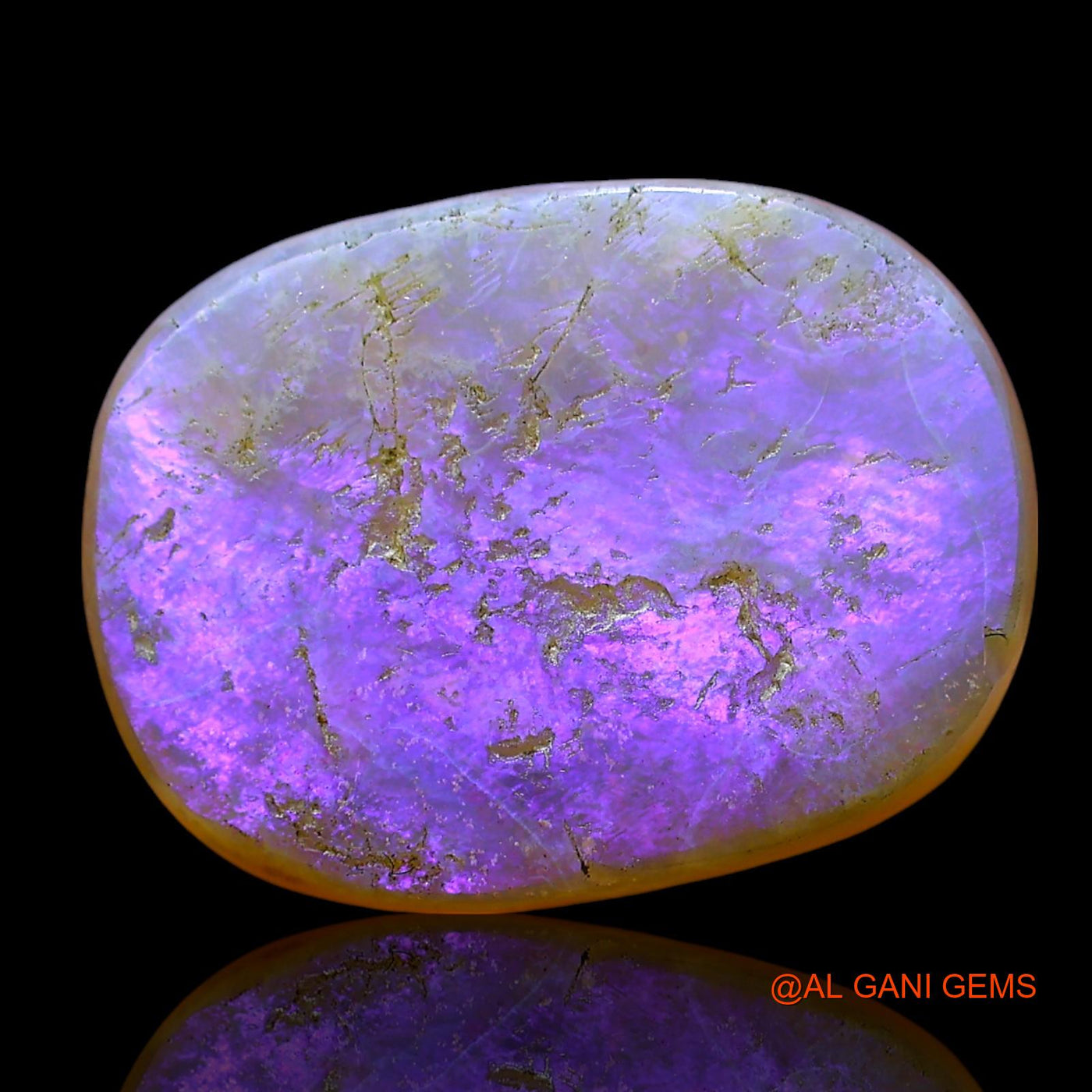 6.00 Cts Natural Australian Fire Opal Loose Gemstone Oval Cabochon 16x12x4 mm AE-655