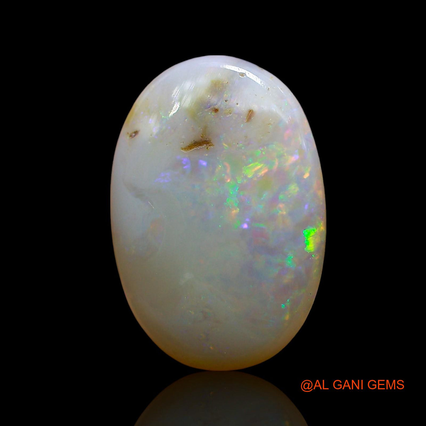 6.00 Cts Natural Australian Fire Opal Oval Cabochon Loose Gemstone For Jewelry 17x12x4 mm AE-656