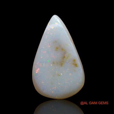 4.00 Cts Unheated Australian Fire Opal Loose Gemstone Pear Cabochon Natural 18x11x3 mm AE-657