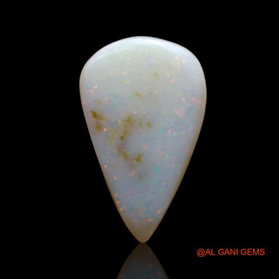 4.00 Cts Unheated Australian Fire Opal Loose Gemstone Pear Cabochon Natural 18x11x3 mm AE-657