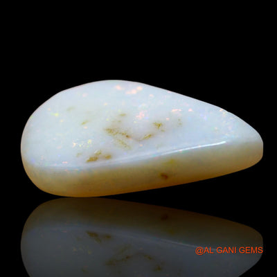 4.00 Cts Unheated Australian Fire Opal Loose Gemstone Pear Cabochon Natural 18x11x3 mm AE-657