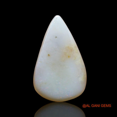 4.00 Cts Unheated Australian Fire Opal Loose Gemstone Pear Cabochon Natural 18x11x3 mm AE-657