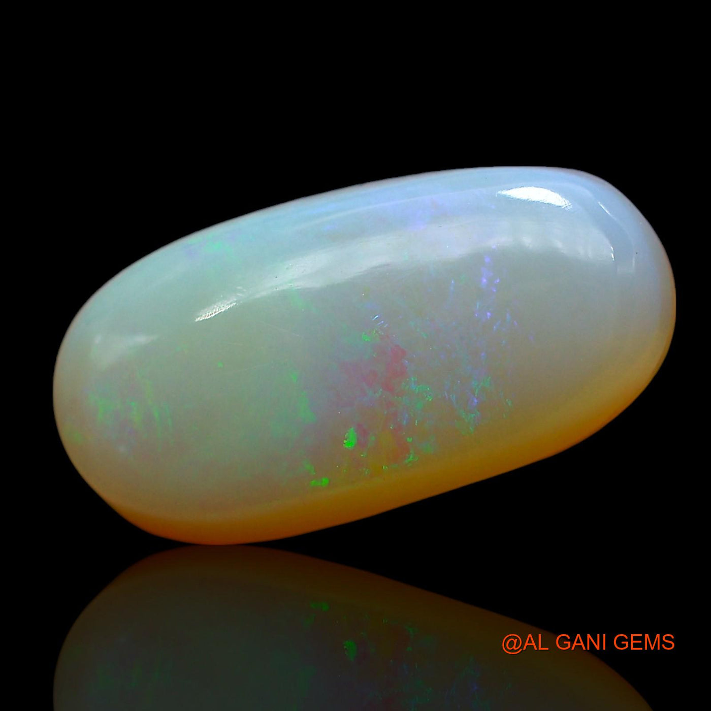 Natural Untreated Fire Opal Loose Gemstone Oval Cabochon From Australia 6.00 Cts 18x9x4 mm AE-658